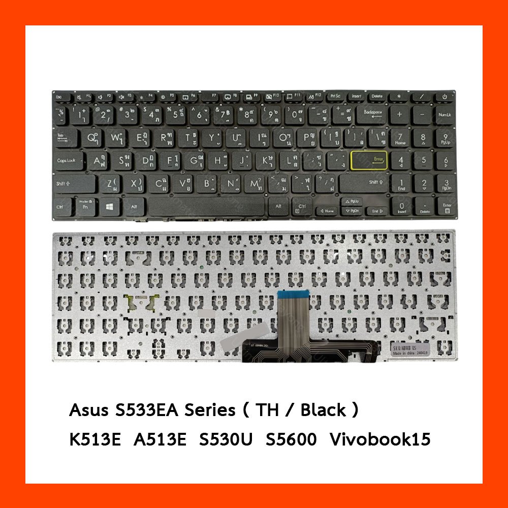 Keyboard Asus (Black) S533EA,K513E,A513E,S530U,S5600,Vivobook15 TH