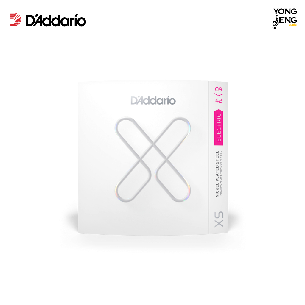 D'Addario สายกีตาร์ไฟฟ้า รุ่น XSE0942 Super Light Nickel Plated Steel ( Yong Seng Music)