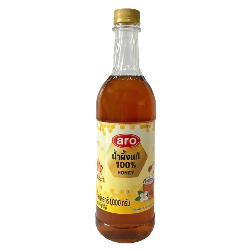 เอโร่ น้ำผึ้งแท้ 100% ขวด 1 กก. / 100% Honey 1 kg. (1,000 g.) aro Brand