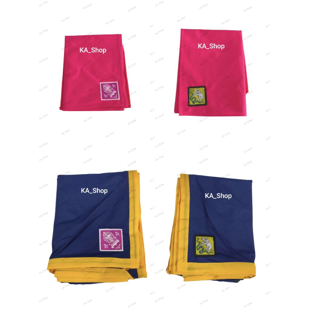 ผ้าพันคอสามัญเชียงใหม่ เชียงราย เล็ก กลาง ใหญ่(1โหล) ผ้าพันคอลูกเสือสำรองเชียงใหม่ เชียงราย