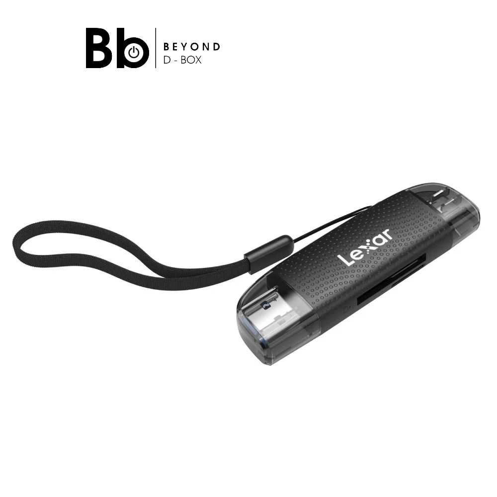 Lexar Port Hub LRW310X Dual-Slot USB-A Reader (up to 205MB/s) by BB Beyond D-Box