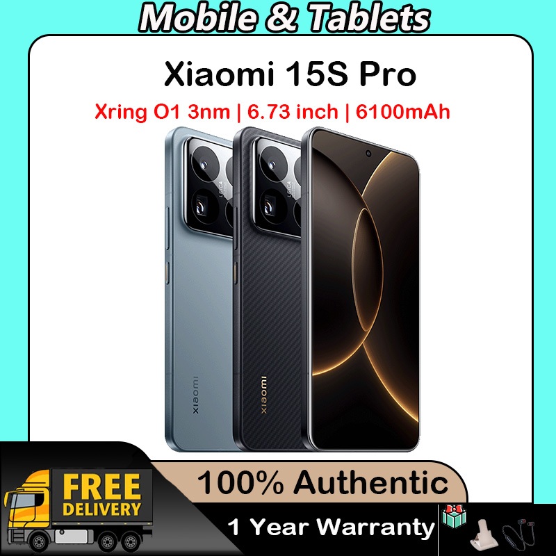 Xiaomi 15S Pro 6.73 inch 2K AMOLED Xring O1 3nm 6100mAh 90W Fast Charging Xiaomi HyperOS 2