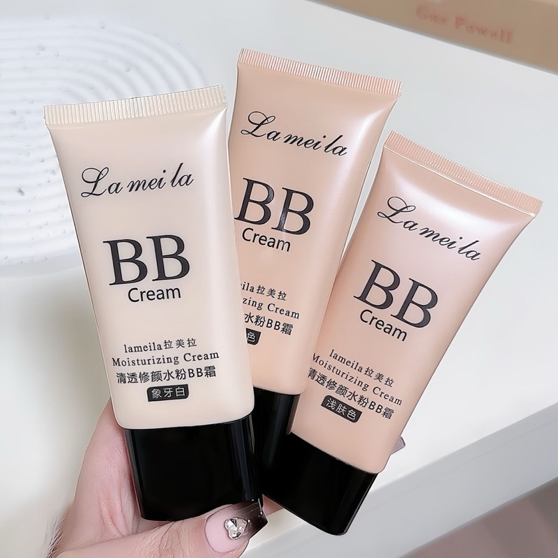 B.25 คอนซีลเลอร์ BB cream lameila แบบหลอด ปกปิดรอยสิว รอยแดง รองพื้นเนื้อครีมมี่จุดด่างดํา B.25