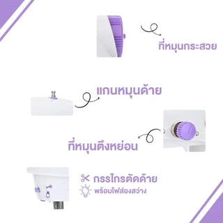 SOHEF จักรเย็บผ้าไฟฟ้า เครื่องเย็บผ้า ระบบด้ายคู่ Sewing machine จักรเย็บผ้ามินิ เครื่องจักรเย็บผ้า พกพาง่าย