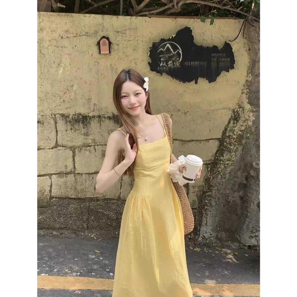 ชุดเดรสกระโปรงยาว ชุดเทียวทะเล มีพร้อมส่งจากไทย - รูปที่ 2