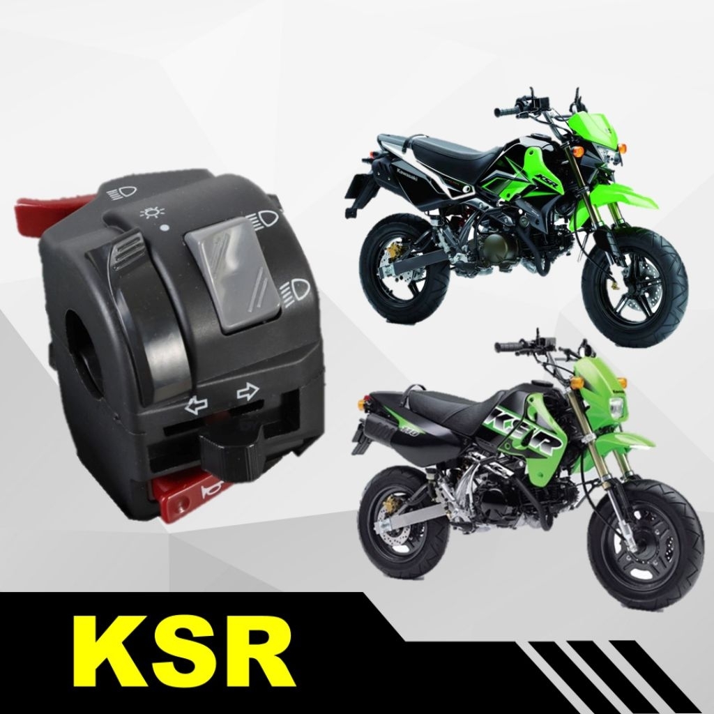 สวิตซ์ซ้าย ตรงรุ่น Ksr ทรงTzm ใส่ได้เลยไม่ต้องตัดต่อสาย