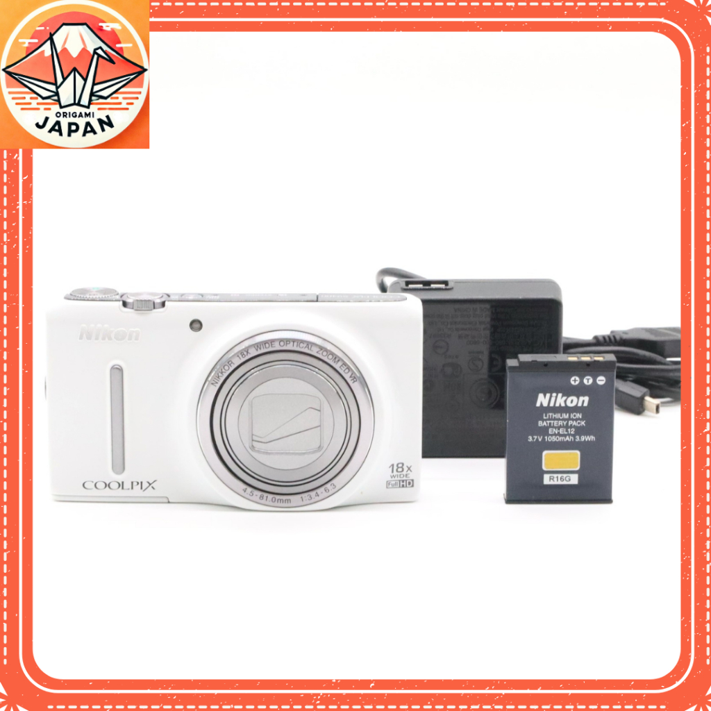 [USED/Near Mint] Nikon COOLPIX S9400 18.1 MP 18x Zoom 1080p Digital Camera[Direct from Japan]#4027