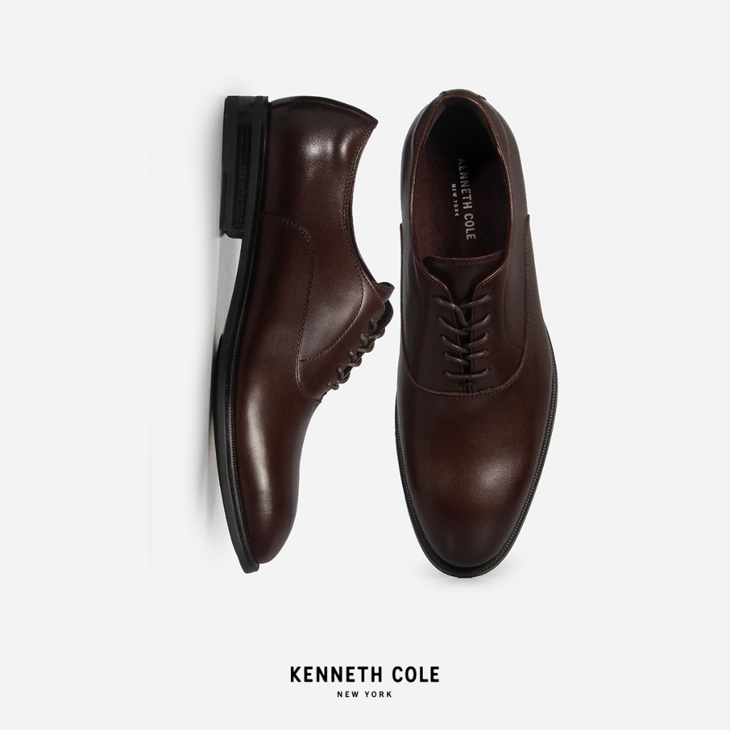 KENNETH COLE حذاء رسمي رجالي Reboundpod برباط — بني — صورة 4