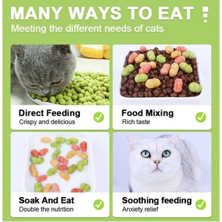 🥇Cat Biscuits Treats🥇60 กรัม 100 กรัมสัตว์เลี้ยงทันตกรรมแมวขนมปังกรอบแมวขนมแมวดูแลแมวโภชนาการอาหารบิสกิตสำหรับแมว