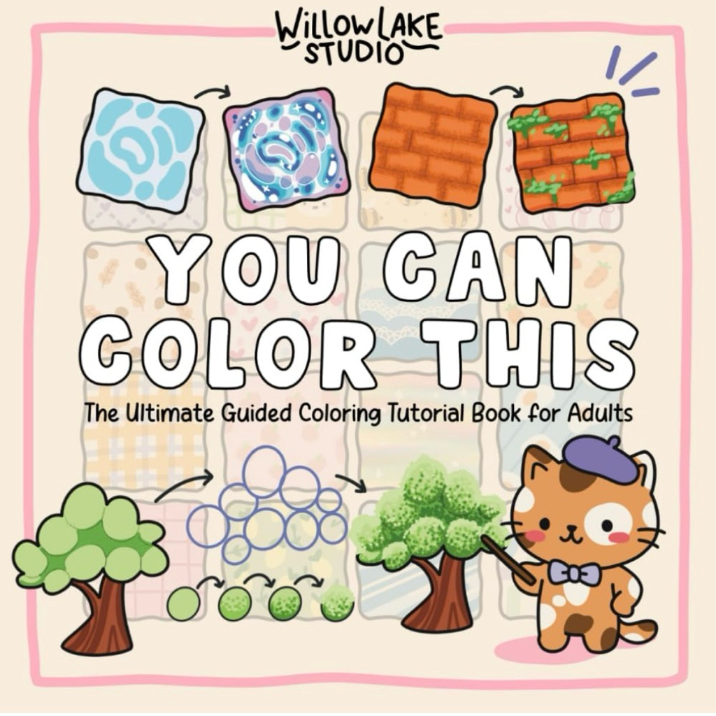 สมุดระบายสี You can Color This by Willowlake Studio