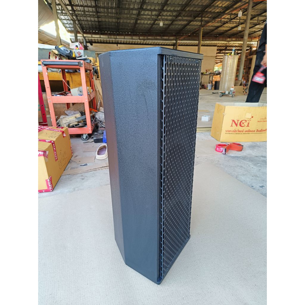 ตู้ลำโพงคอลัมน์8นิ้วแหลม8x8นิ้วไม้อัดตราภูเขา15มม.