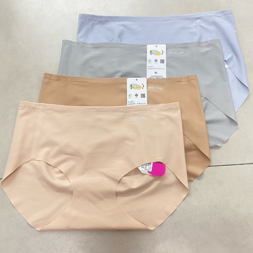 Wacoal Cool Anti-Bacteria Oh My Nude Panty กางเกงในวาโก้ ไร้ตะเข็บ รูปแบบครึ่งตั