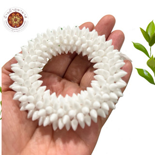 พุดวงจิ๋วพลาสติกเปล่า รัดพวงกลมแล้ว ใช้งานพวงมาลัยชำร่วย พวง…