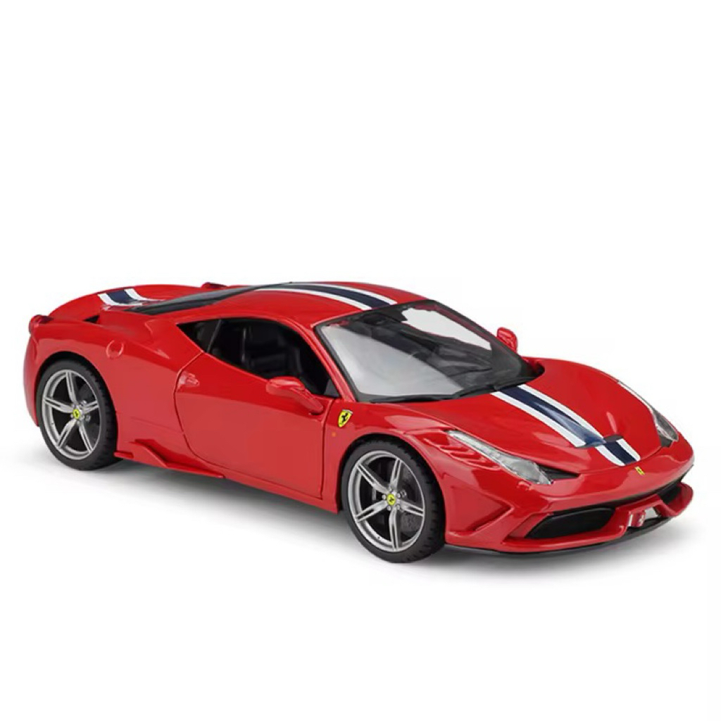 รถ Ferrari 458 Speciale สเกล1/18 งานโมเดลBburago รายละเอียดสวยทั้งภายนอกและภายในเป็นงานโมเดลตั้งโชว์
