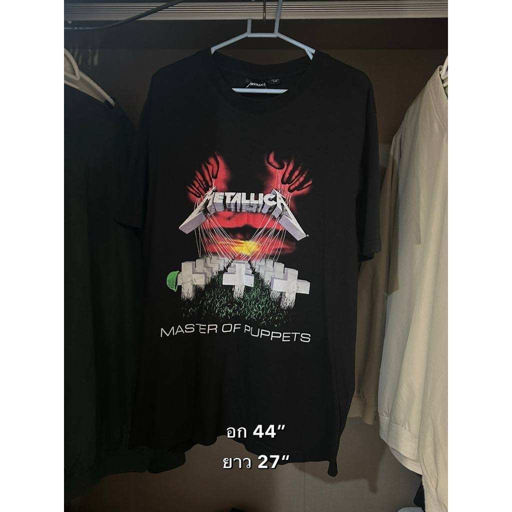 เสื้อยืด cotton on metallica