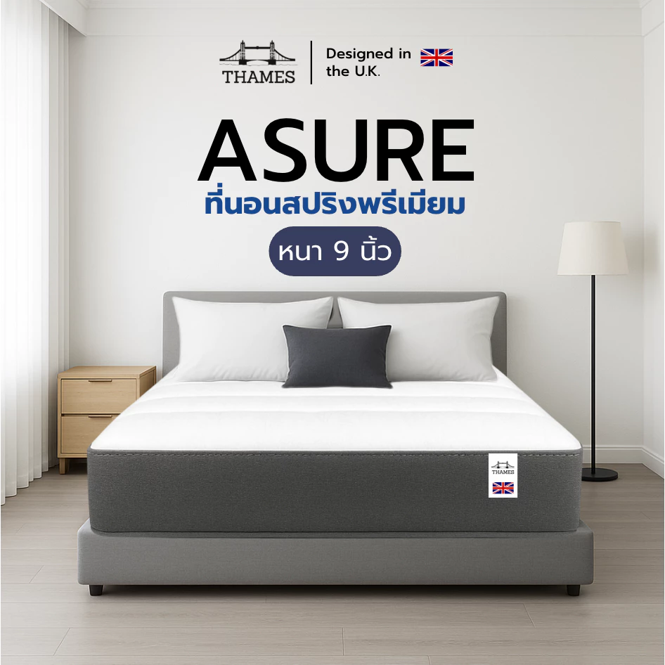 ที่นอนสปริง THAMES รุ่น ASURE หนา 9 นิ้ว thumbnail 3