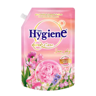 ไฮยีน น้ำหอม สูตรเข้มข้น Hygiene Expert Care ขนาด 1000-1300 มล. น้ำยาปรับผ้านุ่ม ไฮยีนถุงใหญ่