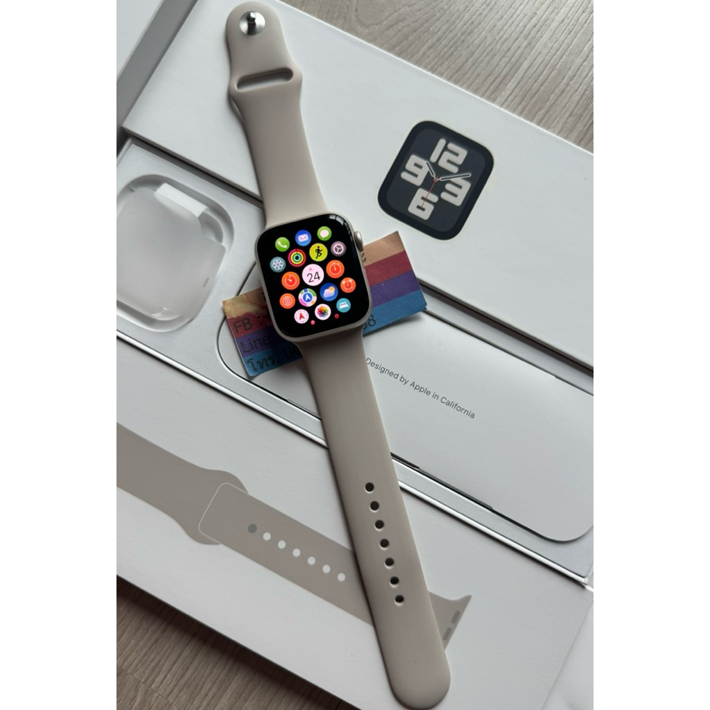 Watch SE GPS อะลูมิเนียม 44 มม. (รุ่นที่ 2) สี สตาร์ไลท์