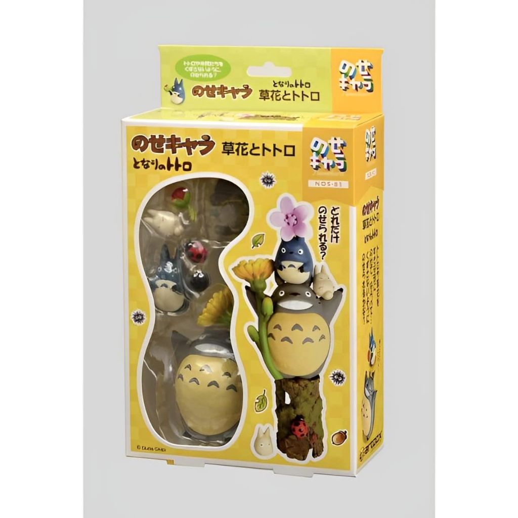 🇯🇵 My Neighbor Totoro figure model โทโทโร่ ฟิกเกอร์ โมเดล ghibli ของเล่น ของขวัญ (กล่องเหลือง)