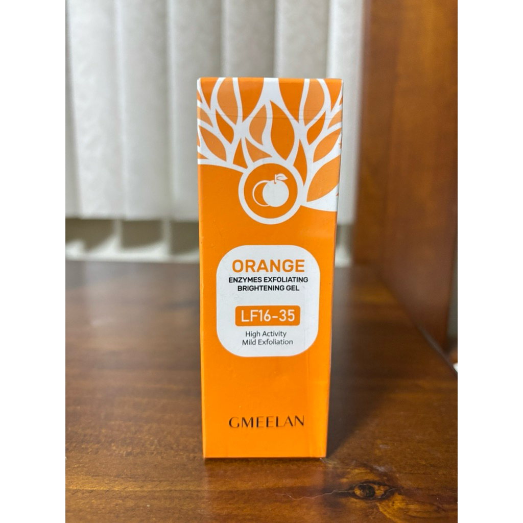 ของใหม่ Gmeelan ORANGE ENZYMES EXFOLIATING BRIGHTENING FACIAL PEELING GELผลัดเซลล์ผิวด้วยเอนไซม์สีส้