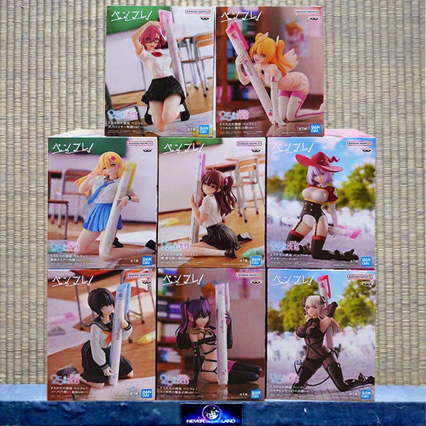 BANDAI BANPRESTO FIGURE: 2.5 2.5-DIMENSIONAL TEMPTATION PENLIFE! : 2.5 มิติ ริริสะ - ที่เสียบปากกา
