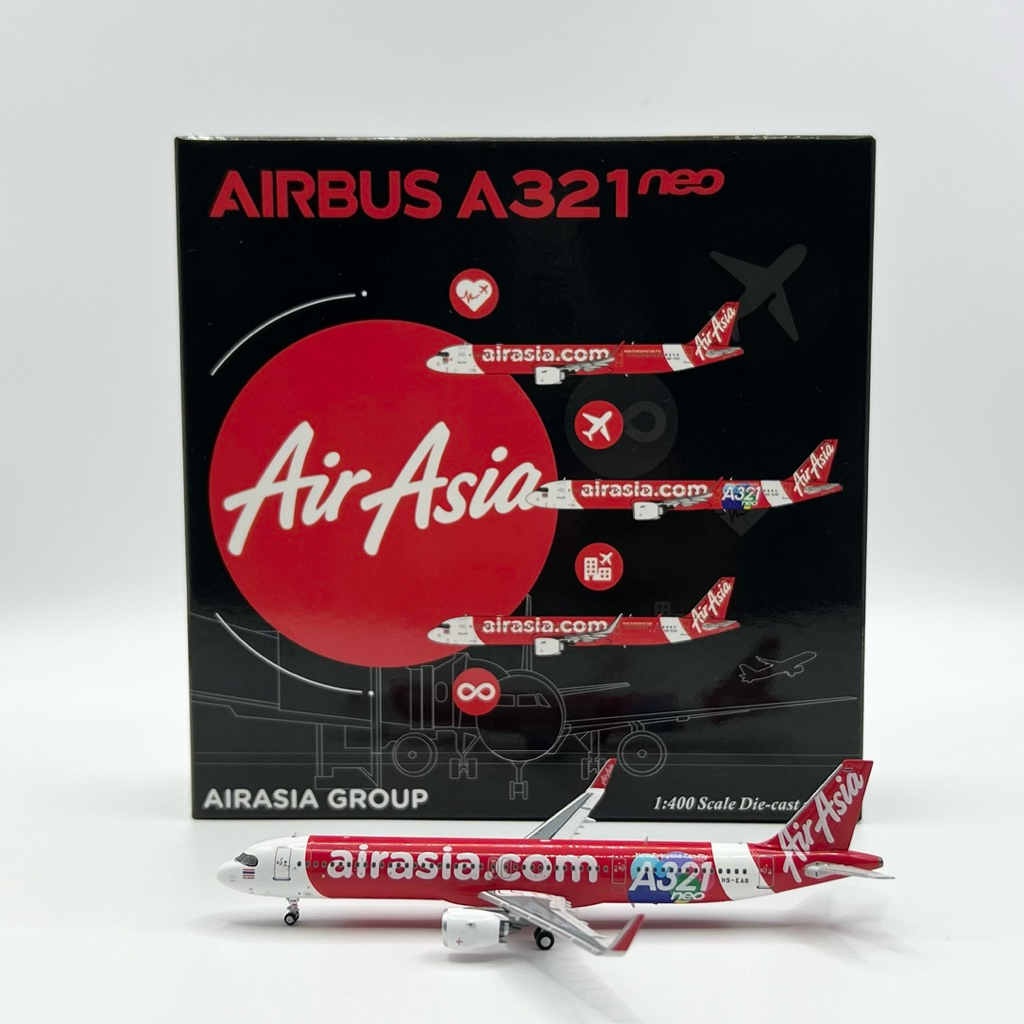 โมเดลเครื่องบิน Air Asia A321neo HS-EAB [พร้อมส่ง]