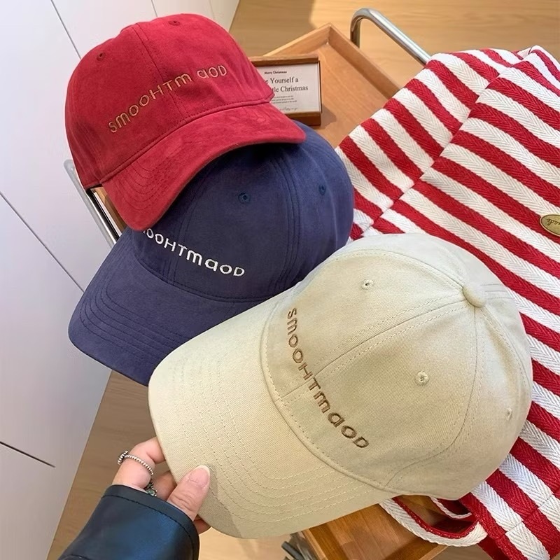 หมวกแก๊ปเบสบอลปัก SMOOHTMaOD มี 7 สี สไตล์เกาหลี