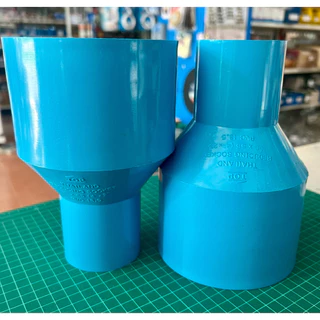 (แพ็ค1ตัว)4”x 2“ข้อลดกลมหนา ขนาด4นิ้ว ลด 2นิ้ว PVC 13.5 ตรา TOP