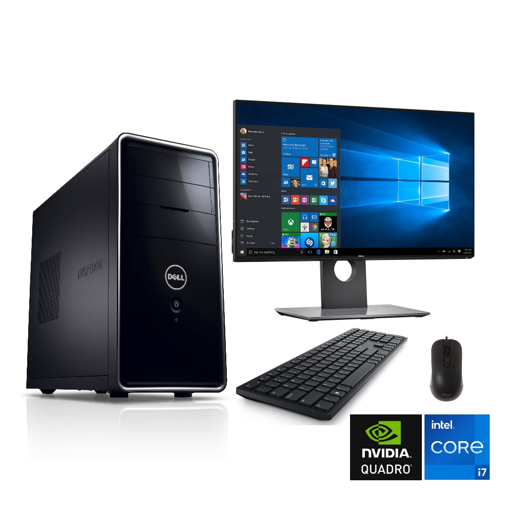ขายคอม Dell ยกชุด intel i7 -3770 Cpu 3.40ghz Ram8 พร้อมจอ Dell U2417h