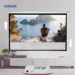 จอโปรเจคเตอร์ประเภทมือดึง ( GYGAR Manual Screen ) ขนาด 100-150 นิ้ว