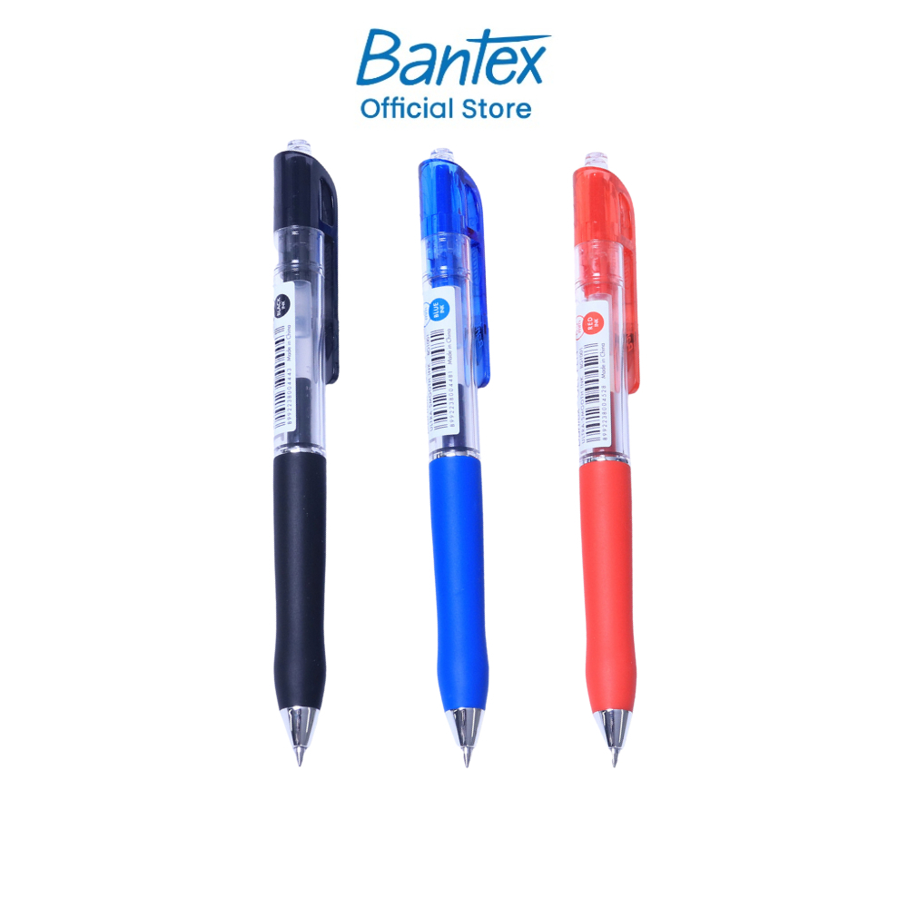 Bantex ปากกา ปากกาเจล 3 สี เขียนง่ายสบายมือ ทนทาน ราคาประหยัด คุณภาพดี Gel Pen