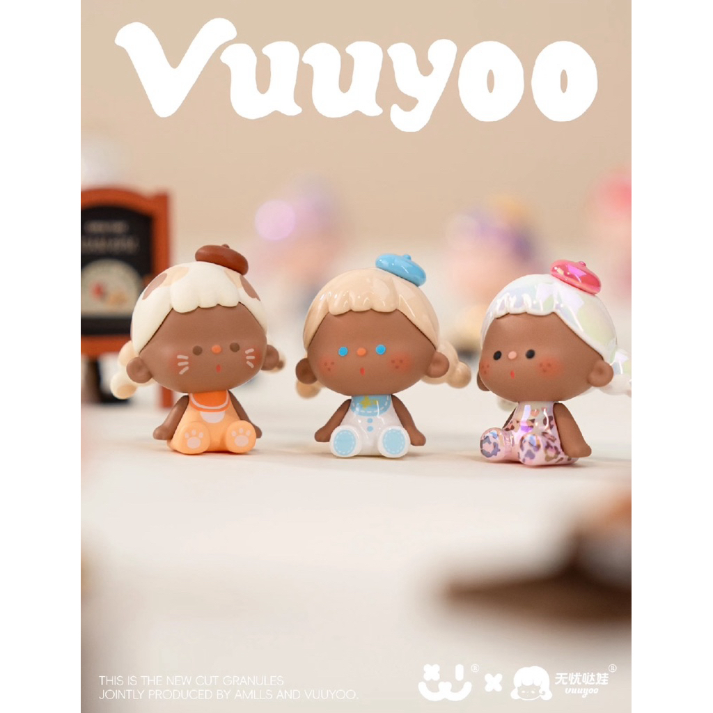 [พร้อมส่งระบุตัว] VUUYOO Cute Granules บีนจิ๋วเด็กน้อยผมแกะตาแป๋ว👧👑🍒