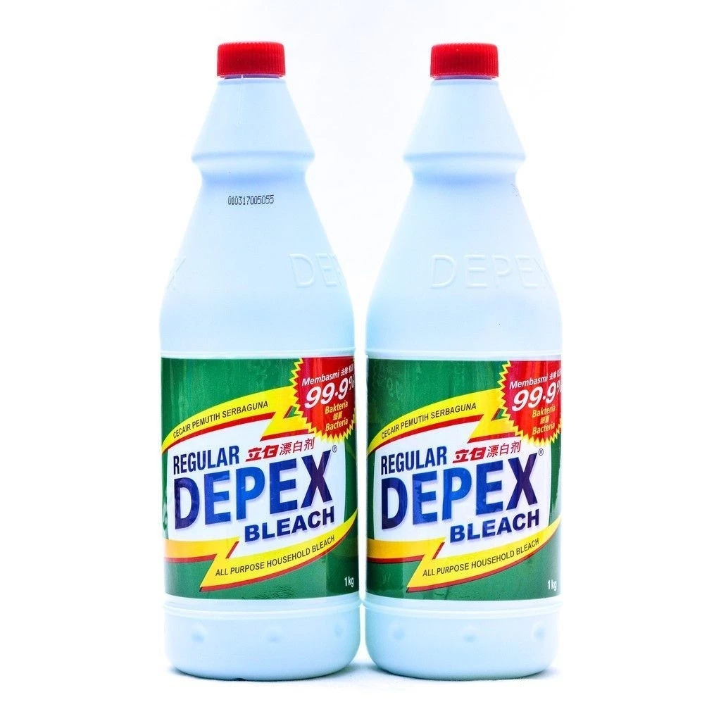 ไฮเตอร์มาเลย์ ขนาด 1000 ml, แพ็คคู่​ สูตรธรรมดา น้ำยาฟอกผ้าขาว เช็ดพื้นได้ 🇲🇾🇲🇾🇲🇾