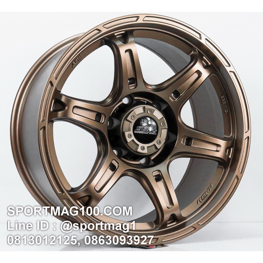 ล้อแม็กซ์ SSW S412 ขอบ18นิ้ว 6รู139 สีทองแดง กว้าง9นื้ว Offset25 CB106 [22086]
