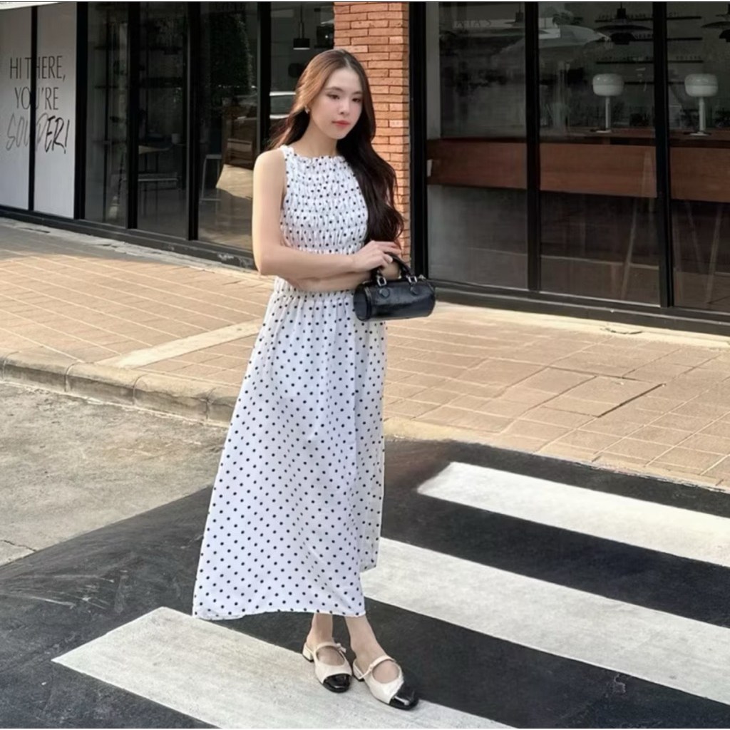 3pcs.basket Sunshine dress เดรสยาว (ส่งต่อ)