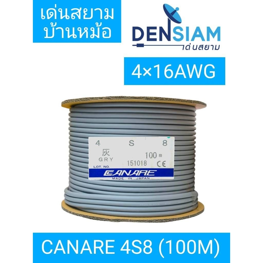 สั่งปุ๊บ ส่งปั๊บ 🚀 Canare 4S8 ของแท้‼️ สายลำโพงเสียงดี Made in Japan