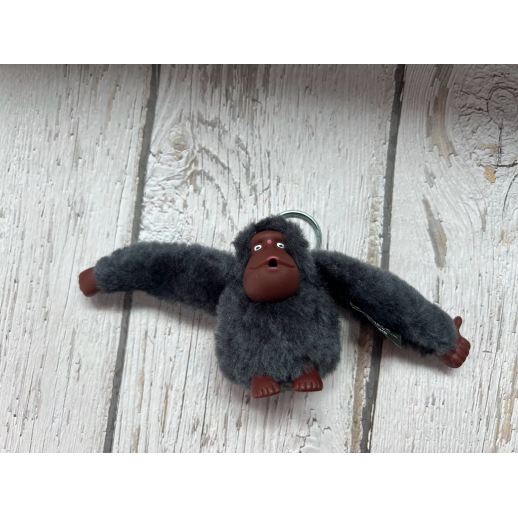 Kipling Monkey Keychain Clip M เทา