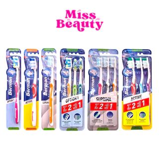 Berman แปรงสีฟันเบอร์แมน แปรงสีฟัน ขนนุ่ม นุ่มปานกลาง นุ่มพิเศษ