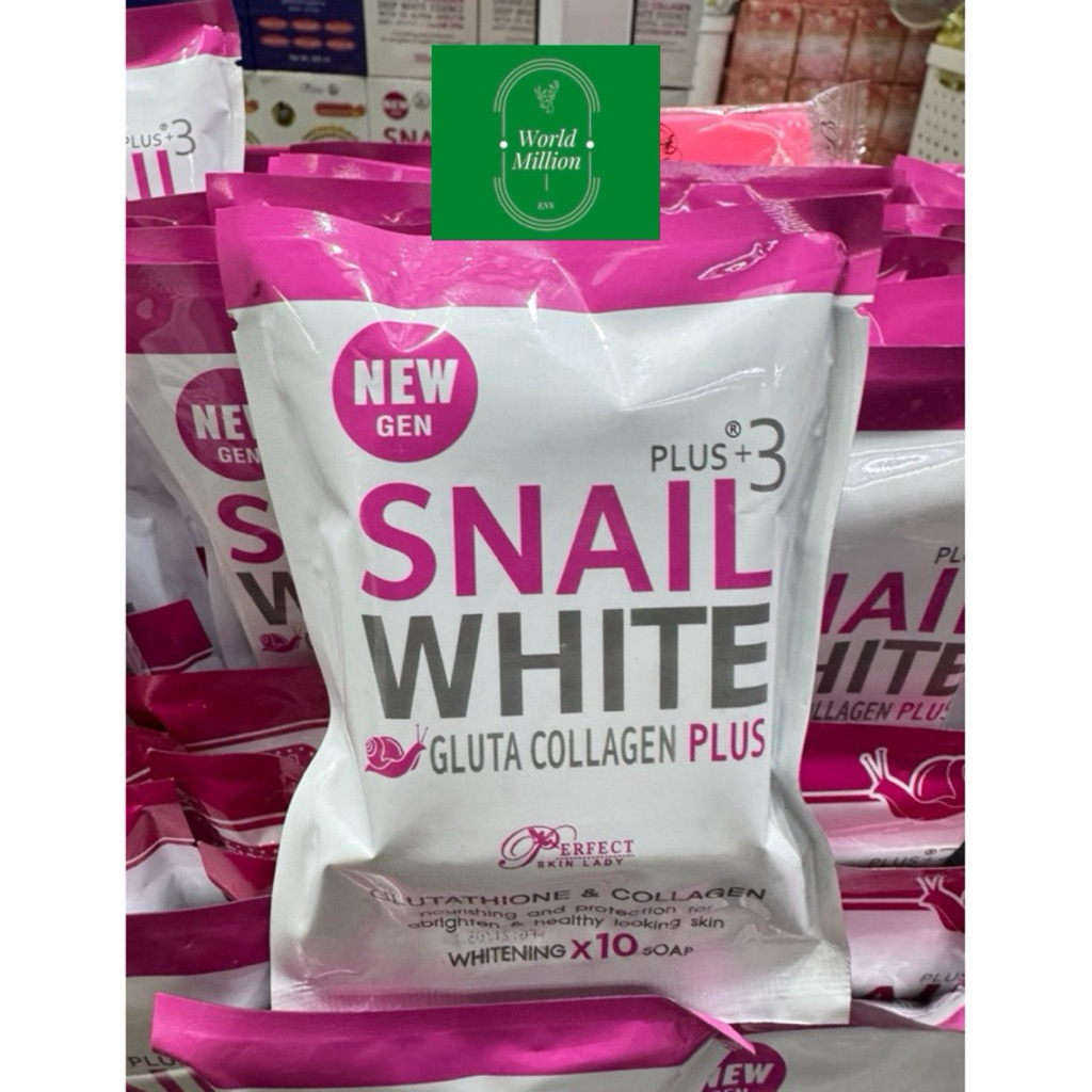 สบู่สเนล Snail White soap ขนาด 80g