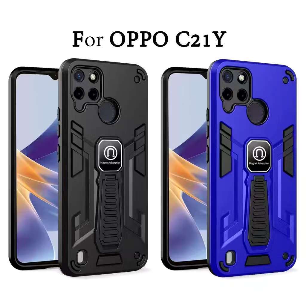 เคสหุ่ยนต์ แม่เหล็กขาตั้ง สำหรับ Oppo Realme C21Y C25Y Realme C30 C30S C35 Realme 10 5G 10T Realme 5