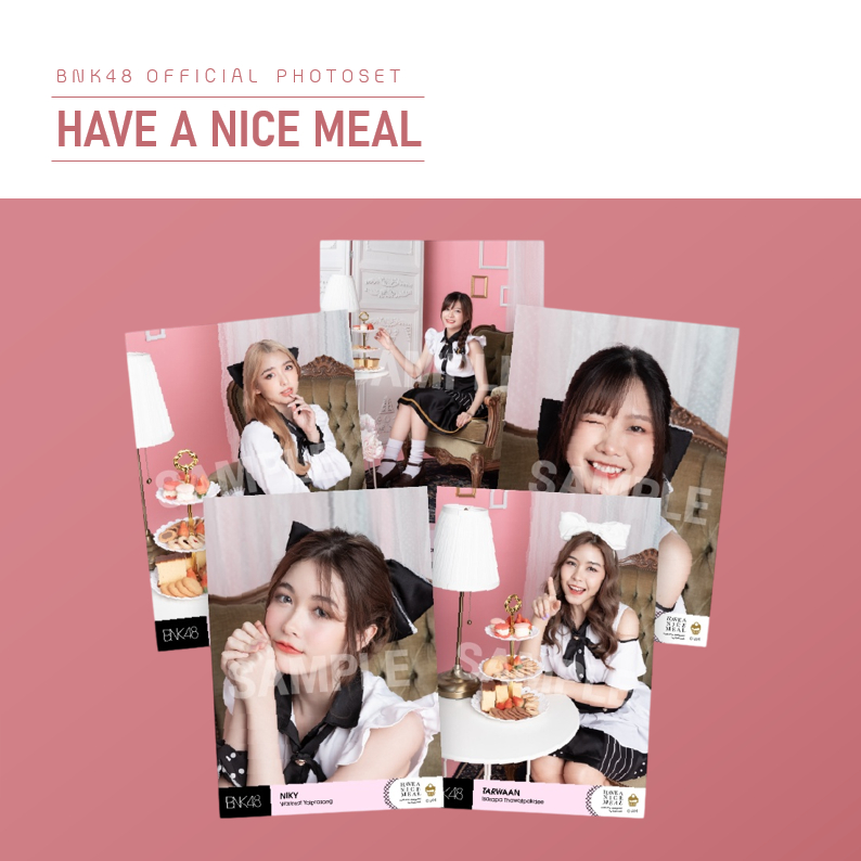 [ใบเศษ] BNK48 Photoset Have A Nice Meal ชุดเมด Photoset Maid Suit