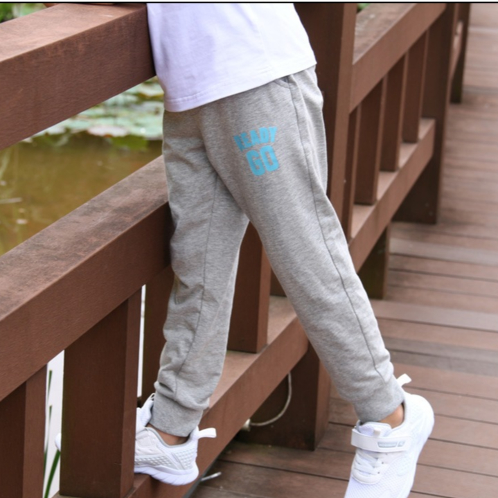 🔥พร้อมส่ง จากไทย🔥กางเกงเด็ก ขายาว ไซส์ 120 - 160 ซม. ผ้ายืด นิ่ม - รูปที่ 5