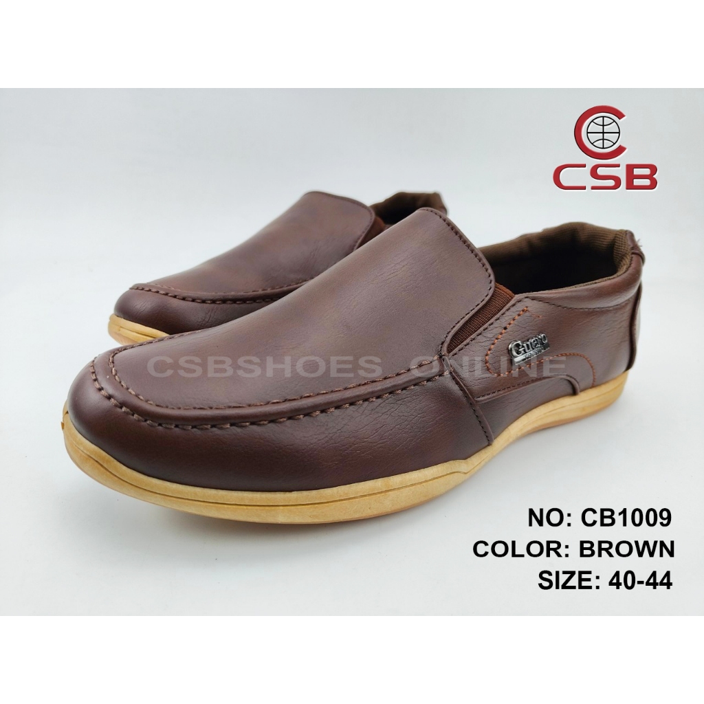 CSB รุ่น CB1009 รองเท้าลำลองผู้ชาย หนัง PU สวมใส่ง่าย