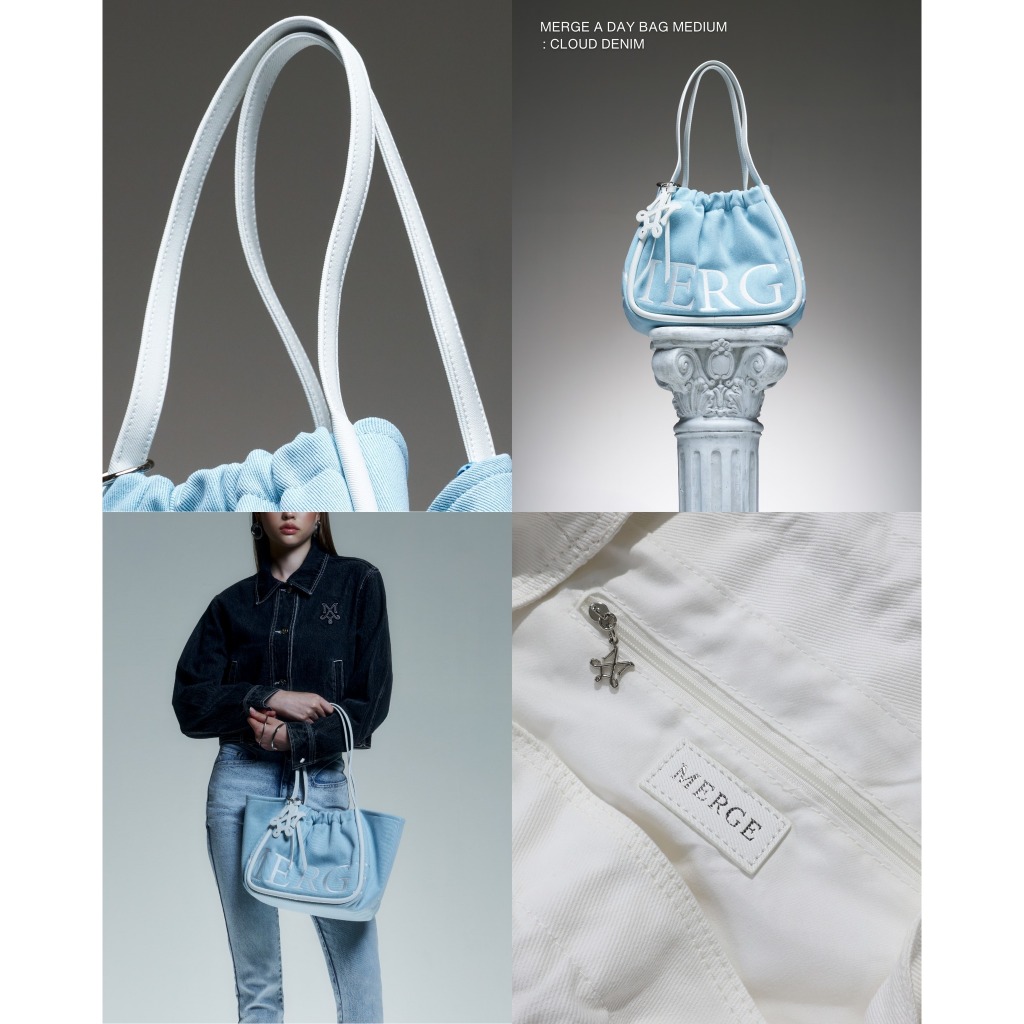 พร้อมส่ง ใช้โค้ดลดได้ MERGE A Day Bag (Medium Black,Super Sun,Micro Sand Dune)