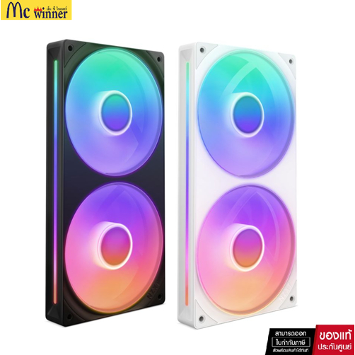 NZXT F240 240MM RGB CORE SINGLE FRAME BLACK / WHITE *พัดลม
