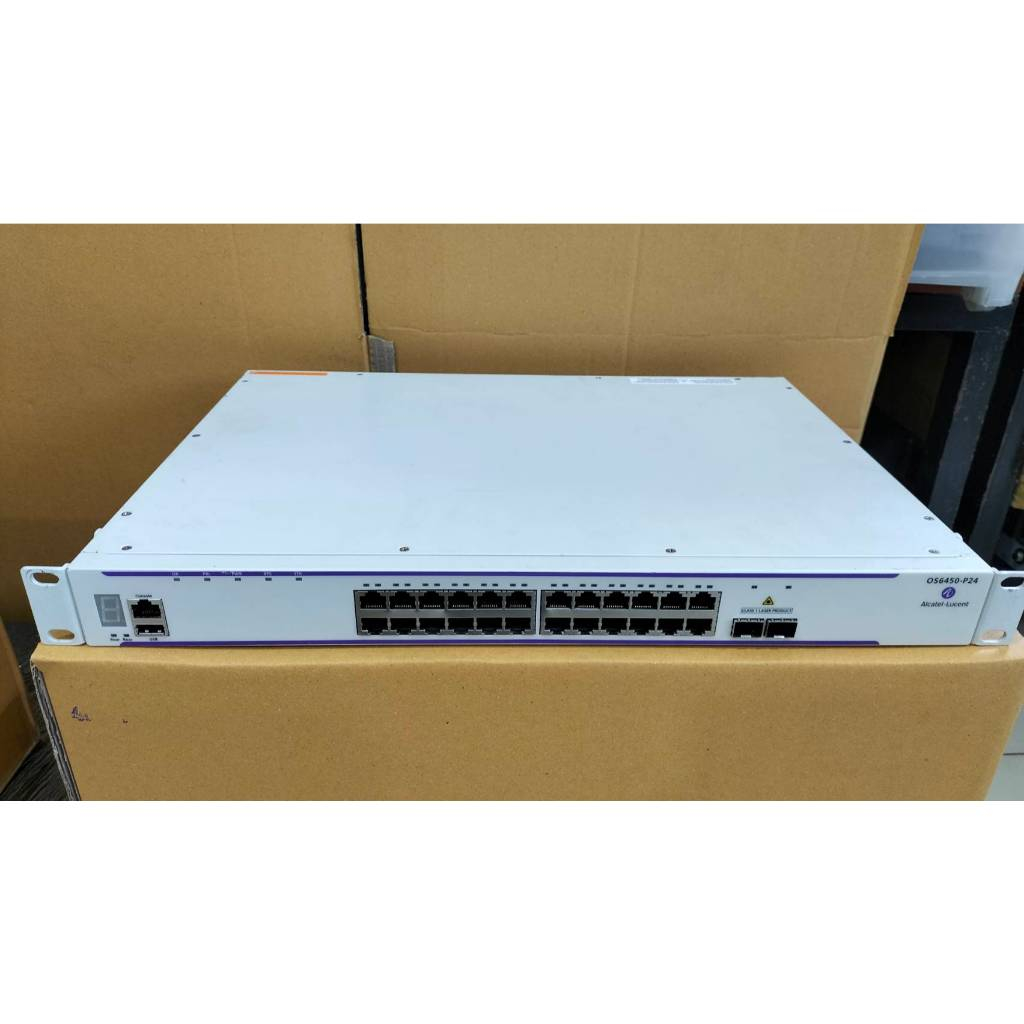 Alcatel-Lucent OmniSwitch 6450-P24 มือสอง เทสก่อนส่งมอบ