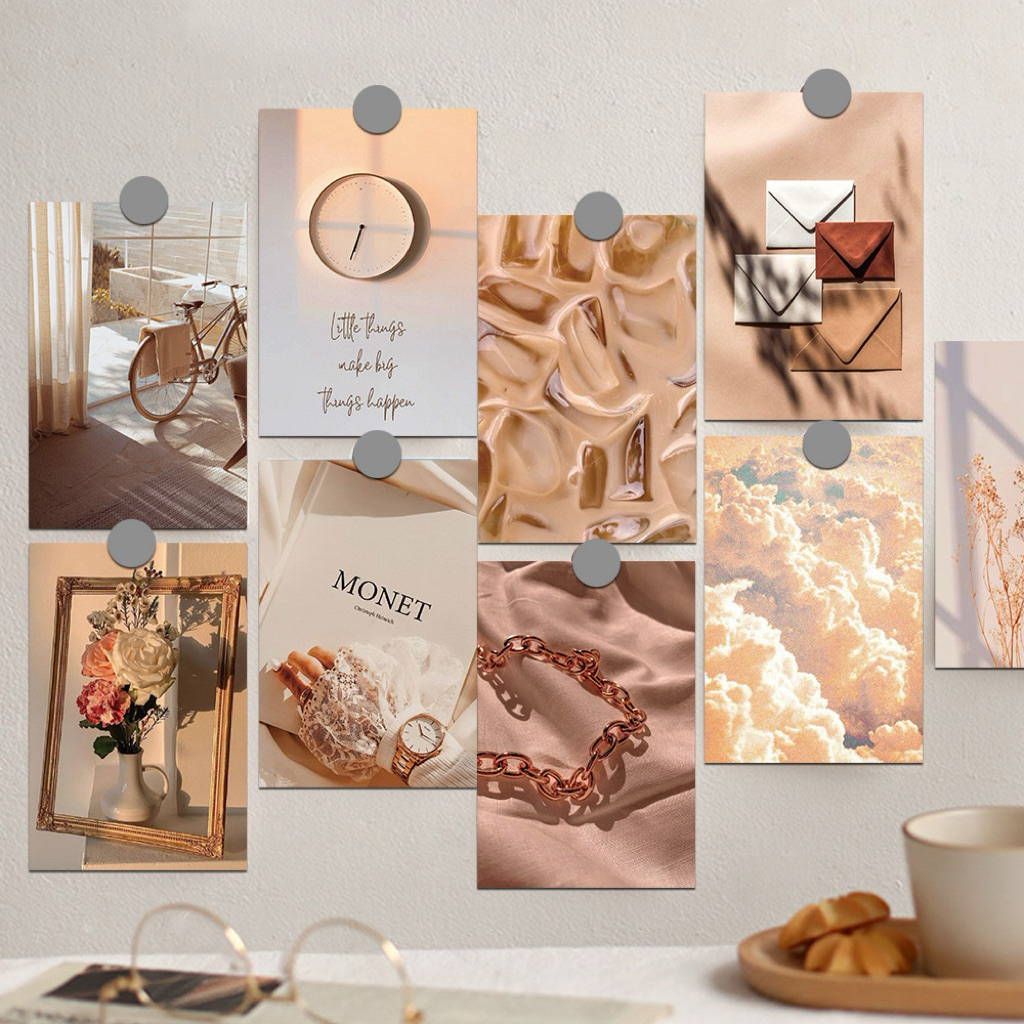 พร้อมส่ง  การ์ดแต่งผนัง โปสการ์ด ของขวัญ ภาพแปะผนังห้อง สไตส์earthtone picture ราคา ถูกที่สุด ดีลบีเคเค แกลเลอรีภาพที่ 2