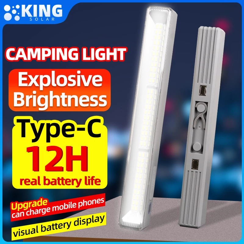 KING ไฟแคมป์ปิ้ง 7500mAh ไฟเต้นท์ ไฟอัจฉริยะ โคมไฟเต้นท์ แสง LED ปรับระดับได้ ไฟเดินป่า light camping ไฟฉุกเฉิน led น้ำห thumbnail 5