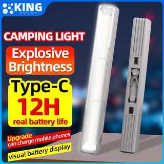 KING ไฟแคมป์ปิ้ง 7500mAh ไฟเต้นท์ ไฟอัจฉริยะ โคมไฟเต้นท์ แสง LED ปรับระดับได้ ไฟเดินป่า light camping ไฟฉุกเฉิน led น้ำห