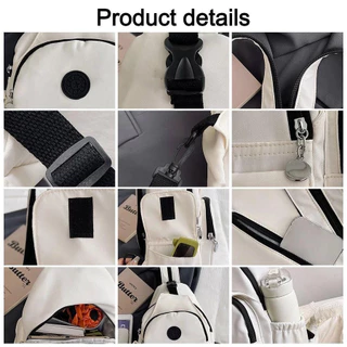 【พร้อมส่ง】กระเป๋าสะพายข้าง,กระเป๋าสะพายอเนกประสงค์หลายชั้น,ผ้าน้ําหนักเบาปรับกระเป๋าเป้สะพายหลังผู้ชายผู้หญิง